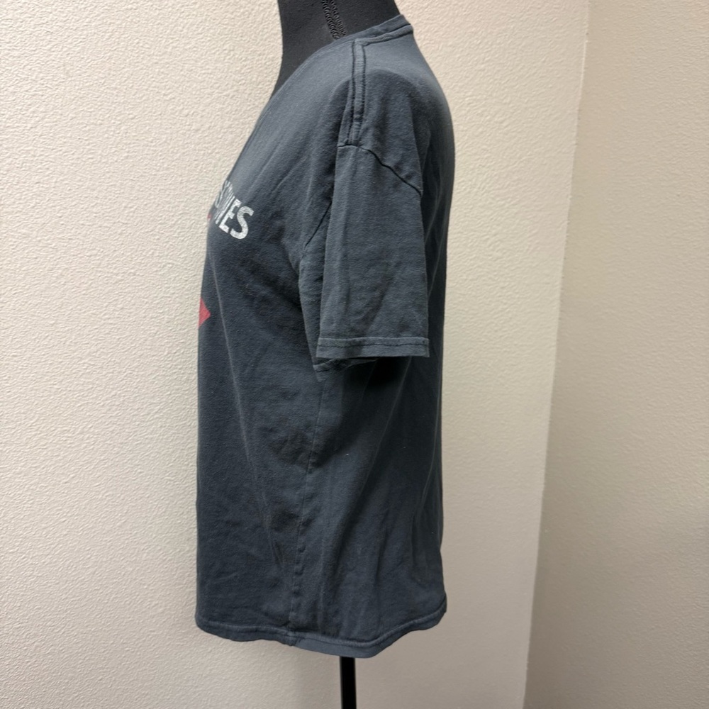 Rolling Stones 1975 US Tour Graphic Band Tee Black Red Large Rock - Picture 3 of 8